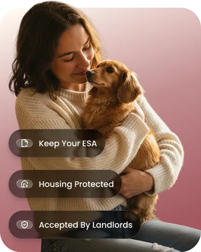Emotional support animal housing documentation