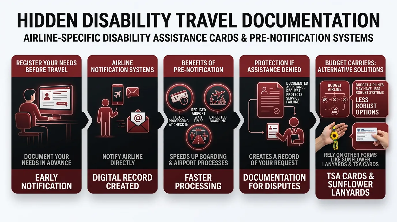 Infographic: Hidden disability travel documentation - Hidden disability travel documentation
