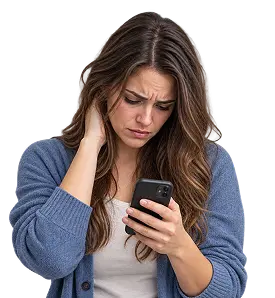 Person reviewing a personalized list of benefit matches
