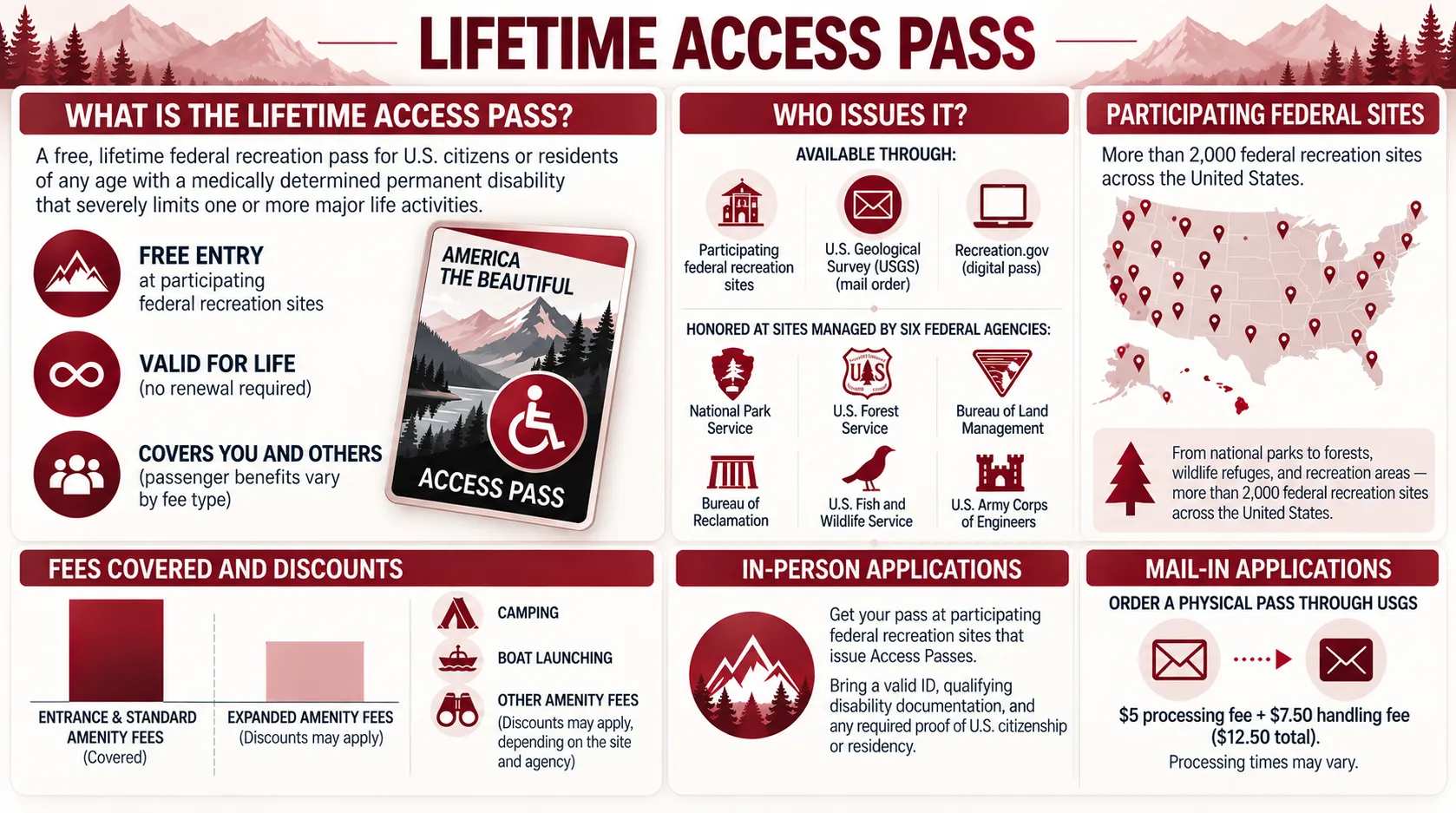 Infographic: What Is the Lifetime Access Pass and Who Issues It - Who Qualifies for a Lifetime Access Pass